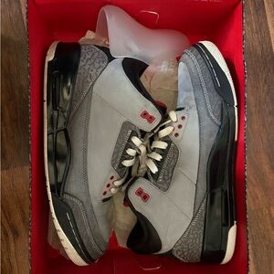 Men's Gray and Black Sneakers